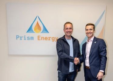 Left to right Andy Sutherland Founder and Director of Prism Energy and Gordon Farmer Board Director at Global 2